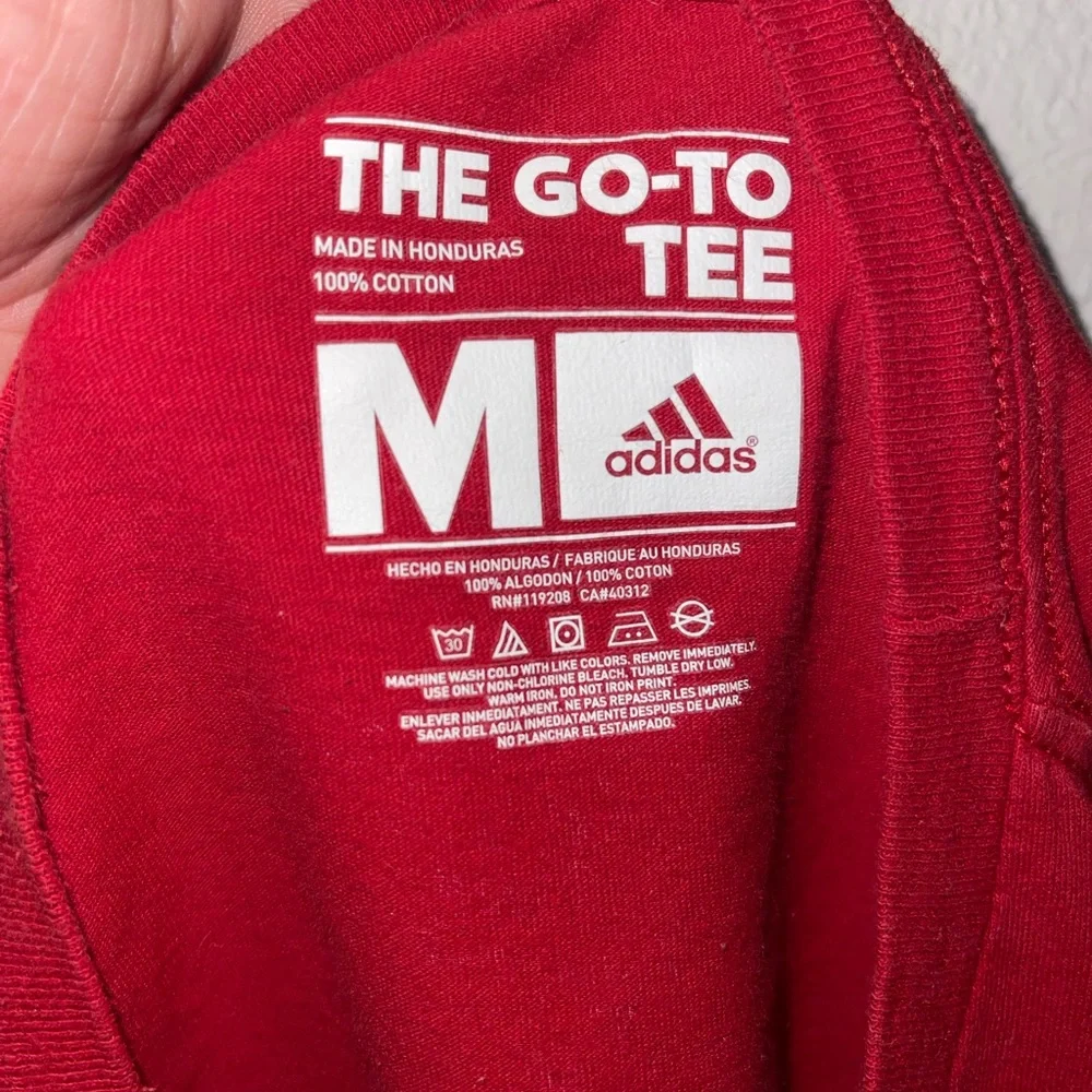 FC Dallas Double Sided Logo T-Shirt by ADIDAS: Adult Medium: MLS: Dallas Burn